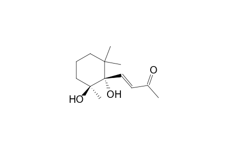 3-Buten-2-one, 4-(1,2-dihydroxy-2,6,6-trimethylcyclohexyl)-, [1S-[1.alpha.,1(E),2.alpha.]]-