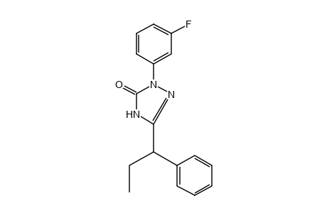 3-(alpha-ethylbenzyl)-1-(m-fluorophenyl)-delta^2-1,2,4-triazolin-5-one