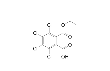 tetrachlorophthalic acid, monoisopropyl ester