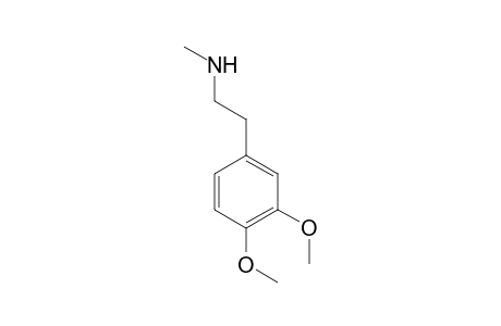 3,4-dimethoxy-N-methylphenethylamine