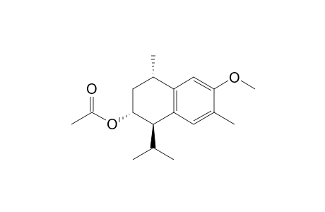 2-Naphthalenol, 1,2,3,4-tetrahydro-6-methoxy-4,7-dimethyl-1-(1-methylethyl)-, acetate, [1R-(1.alpha.,2.beta.,4.beta.)]-