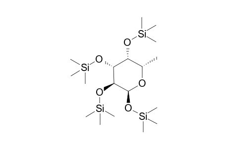 .alpha.-(L)-Fucopyranose, tetra-TMS