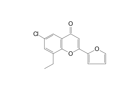 6-chloro-8-ethyl-2-(2-furyl)chromone