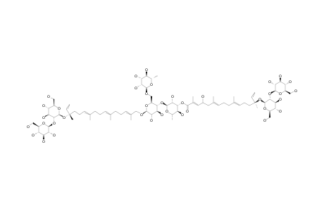 #3;CAPSIANOSIDE-D;3'-O-BETA-D-GLUCOPYRANOSYL-(1->2)-BETA-D-GLUCOPYRANOSYL-6'E,10'E,14'Z-(3'S)-17-HYDROXYGERANYLLINALOOL-17'-O-[3-O-BETA-D-GLUCOPYRANOSYL-(1->2)