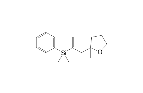 2-Methyl-2-[2-dimethyl(phenyl)silylprop-2-en-1-yl]tetrahydrofuran