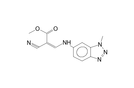 (Z)-1-METHYL-6-(2-CARBOMETHOXY-2-CYANOVINYLAMINO)BENZO-1,2,3-TRIAZOLE