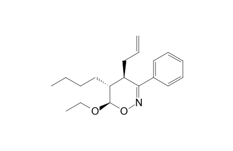 (4R,5R,6R)-4-allyl-5-butyl-6-ethoxy-3-phenyl-5,6-dihydro-4H-oxazine