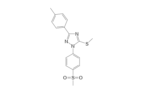 1-[4-(METHYLSULFONYL)-PHENYL]-3-(4-METHYLPHENYL)-5-(METHYLTHIO)-1H-1,2,4-TRIAZOLE