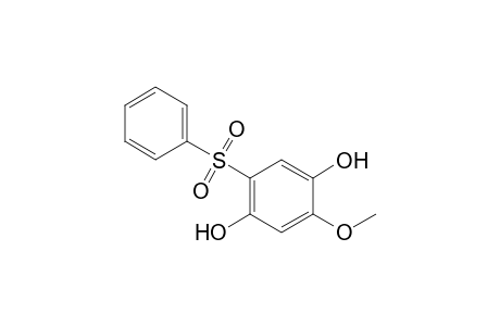 2-(benzenesulfonyl)-5-methoxy-benzene-1,4-diol