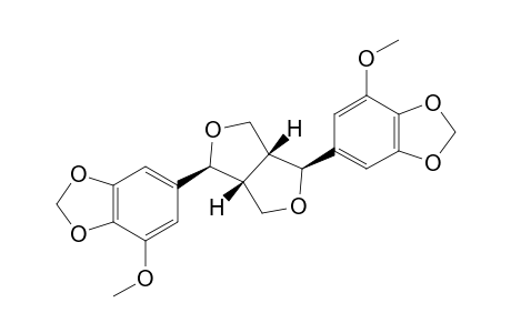 (1-S,2-R,5-S,6-R)-2,6-BIS-(5-METHOXY-3,4-METHYLENEDIOXYPHENYL)-3,7-DIOXABICYCLO-[3.3.0]-OCTANE