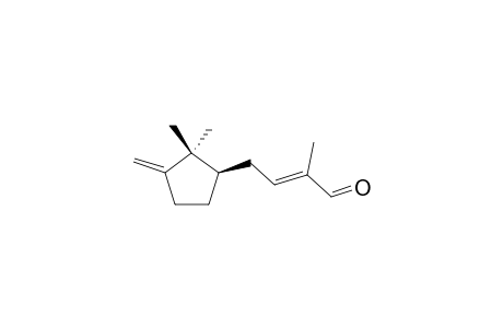 (+)-(E)-4-[(R)-(2,2-DIMETHYL-3-METHYLIDENECYCLOPENT-1-YL]-2-METHYL-BUT-2-ENAL