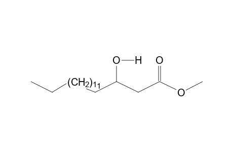 3-Hydroxyheptadecanoate <methyl->