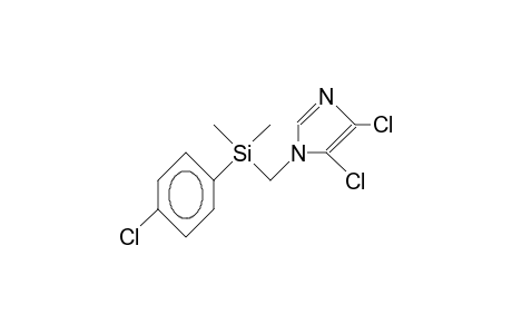 1H-Imidazole, 4,5-dichloro-1-[[(4-chlorophenyl)dimethylsilyl]methyl]-