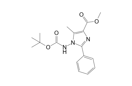 Methyl1-[(tert-butoxycarbonyl)amino]-5-methyl-2-phenyl-imidazole-4-carboxylate