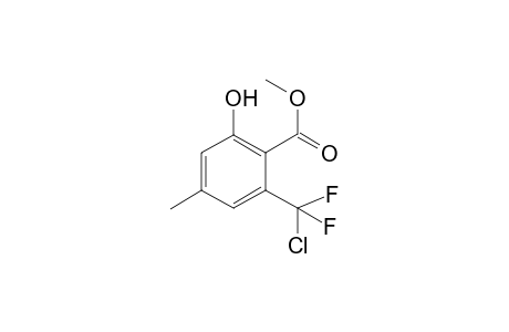 Methyl 2-[Chloro(difluoro)methyl]-6-hydroxy-4-methylbenzoate