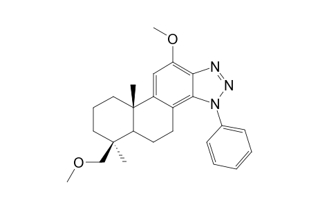 [5AR-(5A-ALPHA,6-BETA,9A-BETA)]-11-METHOXY-6-METHOXYMETHYL-6,9A-DIMETHYL-3-PHENYL-4,5,5A,6,7,8,9,9A-OCTAHYDROPHENANTHRO-[1,2-D]-TRIAZOLE