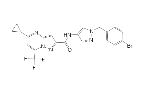 N-[1-(4-bromobenzyl)-1H-pyrazol-4-yl]-5-cyclopropyl-7-(trifluoromethyl)pyrazolo[1,5-a]pyrimidine-2-carboxamide