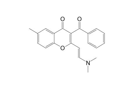 2-(2-DIMETHYLAMINOVINYL)-3-BENZOYL-6-METHYL-1-BENZOPYRAN-4-ONE