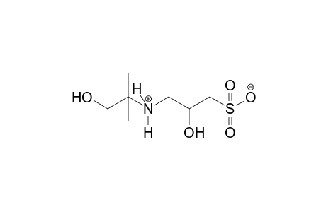 3-[(1,1-dimethyl-2-hydroxyethyl)amino]-2-hydroxy-1-propanesulfonic acid