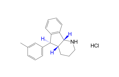 trans-4a,5,cis-4a,9b-2,3,4,4a,5,9b-hexahydro-5-m-tolyl-1H-indeno[1,2-b]pyridine, hydrochloride