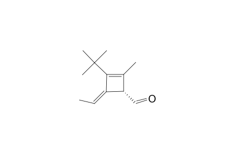 (3Z)-2-TERT.-BUTYL-3-ETHYLIDENE-1-METHYLCYCLOBUT-1-ENE-4-CARBALDEHYDE