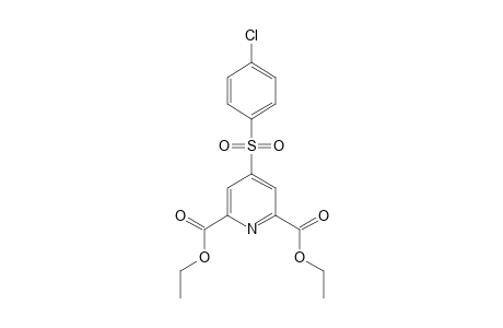 4-(p-chlorophenylsulfonyl)-2,6-pyridinedicarboxylic acid, diethyl ester