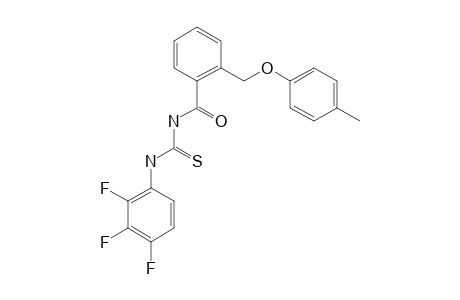 2-[(4-METHYLPHENOXY)-METHYL]-N-(2,3,4-TRIFLUOROPHENYLCARBAMOTHIOYL)-BENZAMIDE