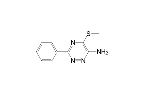 1,2,4-Triazin-6-amine, 5-(methylthio)-3-phenyl-