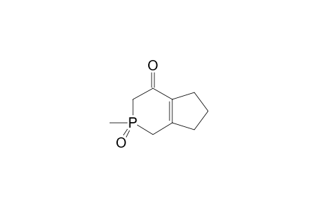 1,2,3,5,6,7-Hexahydro-2-methyl-4H-cyclopenta-[C]-phosphorin-4-on-2-oxide