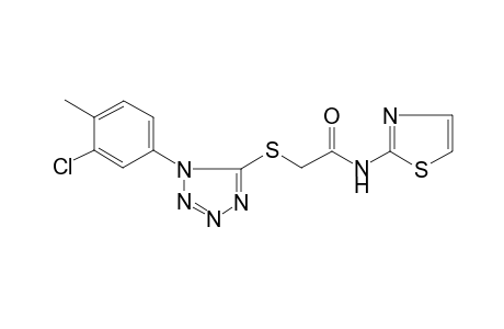 2-[1-(3-Chloro-4-methyl-phenyl)-1H-tetrazol-5-ylsulfanyl]-N-thiazol-2-yl-acetamide