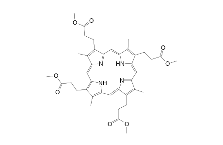 21H,23H-Porphine-2,7,12,17-tetrapropanoic acid, 3,8,13,18-tetramethyl-, tetramethyl ester