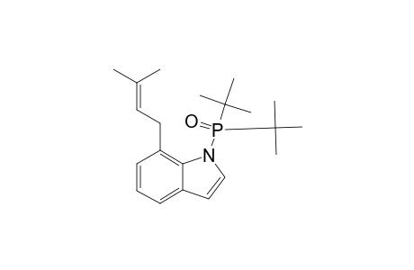 1-(DI-TERT.-BUTYL-PHOSPHINOYL)-7-(3-METHYLBUT-2-ENYL)-1H-INDOLE