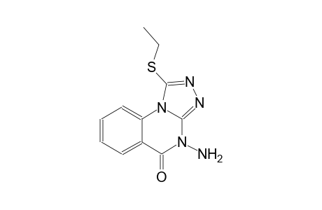 4-amino-1-(ethylsulfanyl)[1,2,4]triazolo[4,3-a]quinazolin-5(4H)-one