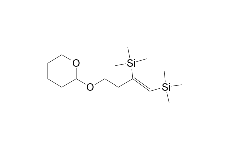 Silane, [1-[2-[(tetrahydro-2H-pyran-2-yl)oxy]ethyl]-1,2-ethenediyl]bis[trimethyl-, (Z)-