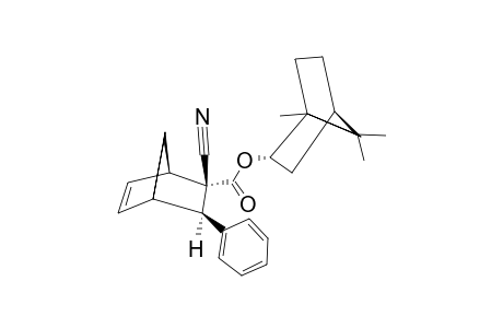 (-)-(1'S,2'R,4'S)-BORNYL-(1R,2S,3R,4S)-2-EXO-CYANO-3-EXO-PHENYLBICYCLO-[2.2.1]-HEPT-5-ENE-2-ENDO-CARBOXYLATE