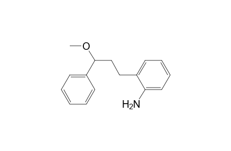 2-(3-Methoxy-3-phenyl-propyl)aniline