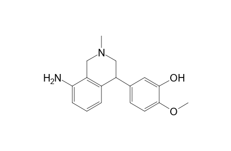 5-(8-amino-2-methyl-3,4-dihydro-1H-isoquinolin-4-yl)-2-methoxy-phenol