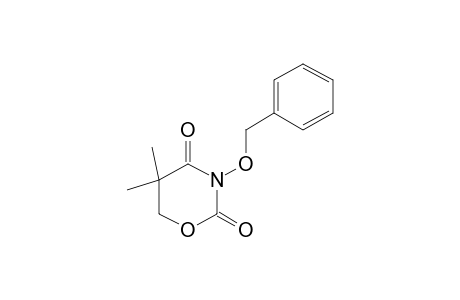 3-(benzyloxy)dihydro-5,5-dimethyl-2H-1,3-oxazine-2,4(3H)-dione