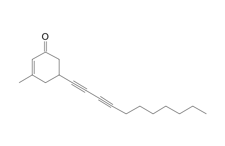 MONTIPORYNE-F;5-(1',3'-UNDECADIYNYL)-3-METHYL-2-CYCLOHEXENE-1-ONE