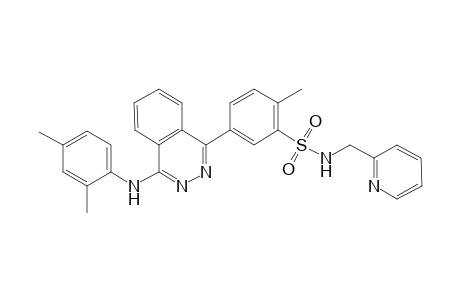 benzenesulfonamide, 5-[4-[(2,4-dimethylphenyl)amino]-1-phthalazinyl]-2-methyl-N-(2-pyridinylmethyl)-