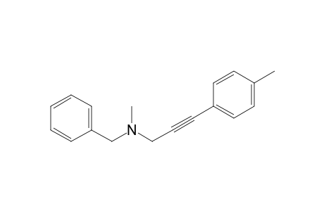 Benzylmethyl[3-(p-tolyl)prop-2-ynyl]amine