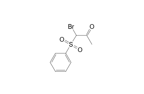 2-Bromo-1-methyl-2-phenylsulfonylethanone