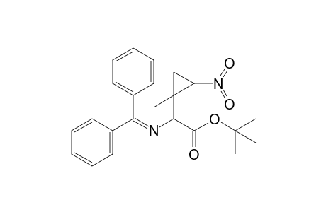 tert-Butyl 2-(Diphenylmethyleneamino)-2-(1'-methyl-2'-nitrocyclopropyl)ethanoate