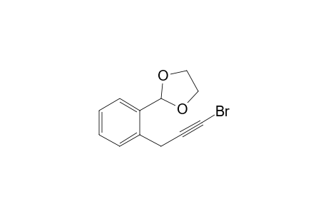 2-[2-(3-bromoprop-2-ynyl)phenyl]-1,3-dioxolane