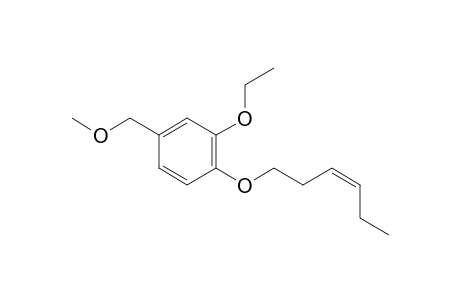 (Z)-2-ethoxy-1-(hex-3-en-1-yloxy)-4-(methoxymethyl)benzene