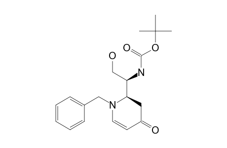 (1S,2'R)-1-(1'-BENZYL-4'-OXO-1',2',3',4'-TETRAHYDROPYRIDIN-2'-YL)-2-HYDROXYETHYLCARBAMIC-ACID-TERT.-BUTYLESTER