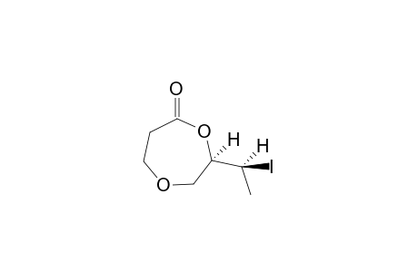 (6RS,7SR)-6-(Iodoethyl)-4-oxahexanolide