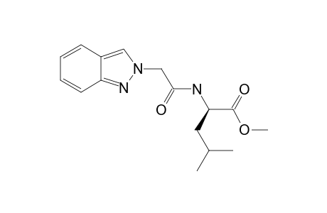 2-ACETYL-2H-INDAZOLE-L-LEUCINE-METHYLESTER