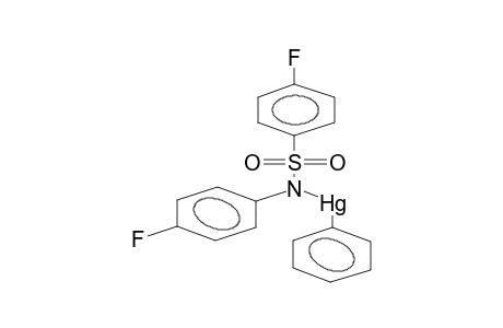 N-PHENYLMERCURO-N-(4-FLUOROPHENYL)-PARA-FLUOROPHENYLSULPHONYLAMIDE