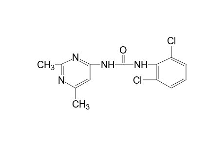 1-(2,6-dichlorophenyl)-3-(2,6-dimethyl-4-pyrimidinyl)urea